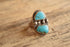 Rugged Turquoise Ring - Size 12.5